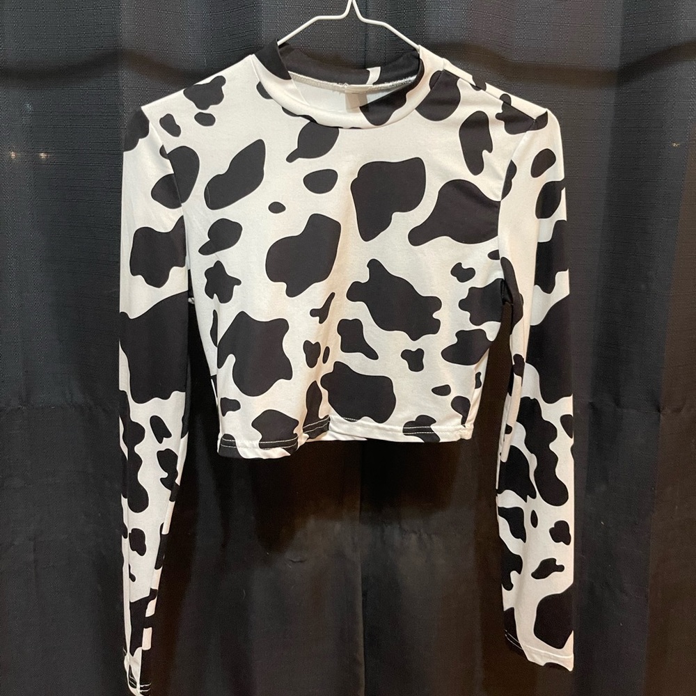 Cow print Crop Top